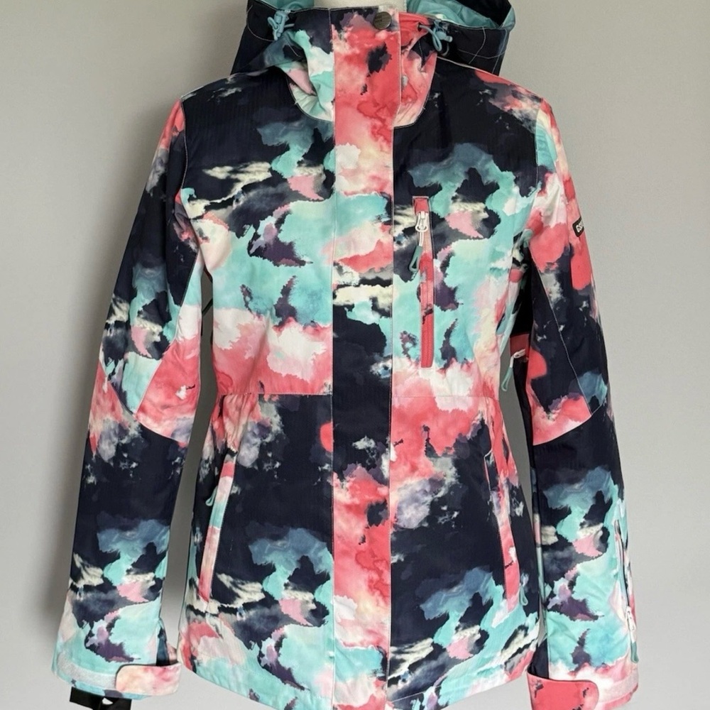 ❄️GSOU SNOW SKI Snowboarding/ski Jacket Colorful Women’s Size S